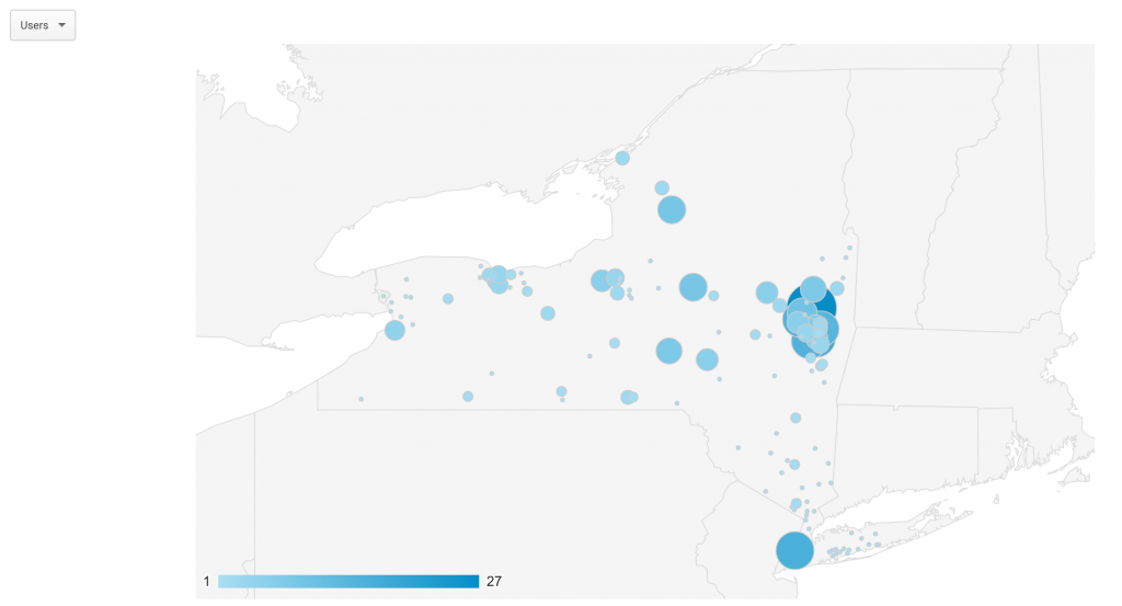 GEO Location NY Cities -June 11-18